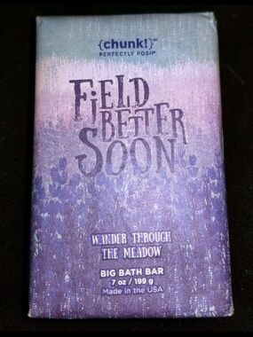 Perfectly Posh Bar Soap Chunk Field Better Soon Lavender Big Full Size